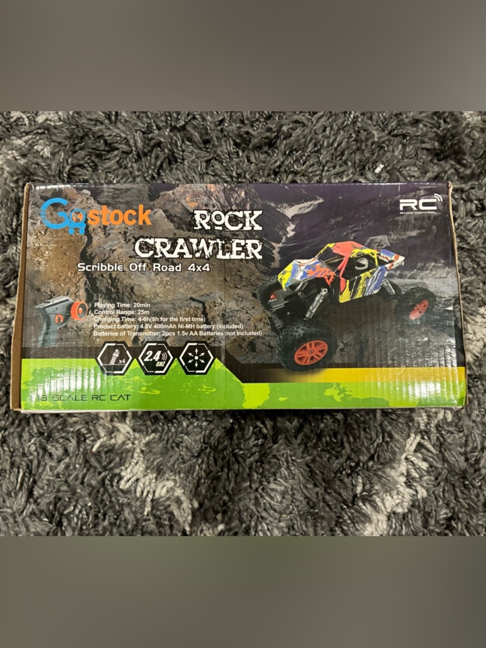 NEW Radio Control Rock Crawler 4x4 Scribble Off Road Remote Control Truck